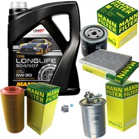 Mann Inspektionspaket 5L Mannol Longlife 504/507 5W-30 FüR VW Lupo 1.7 SDI