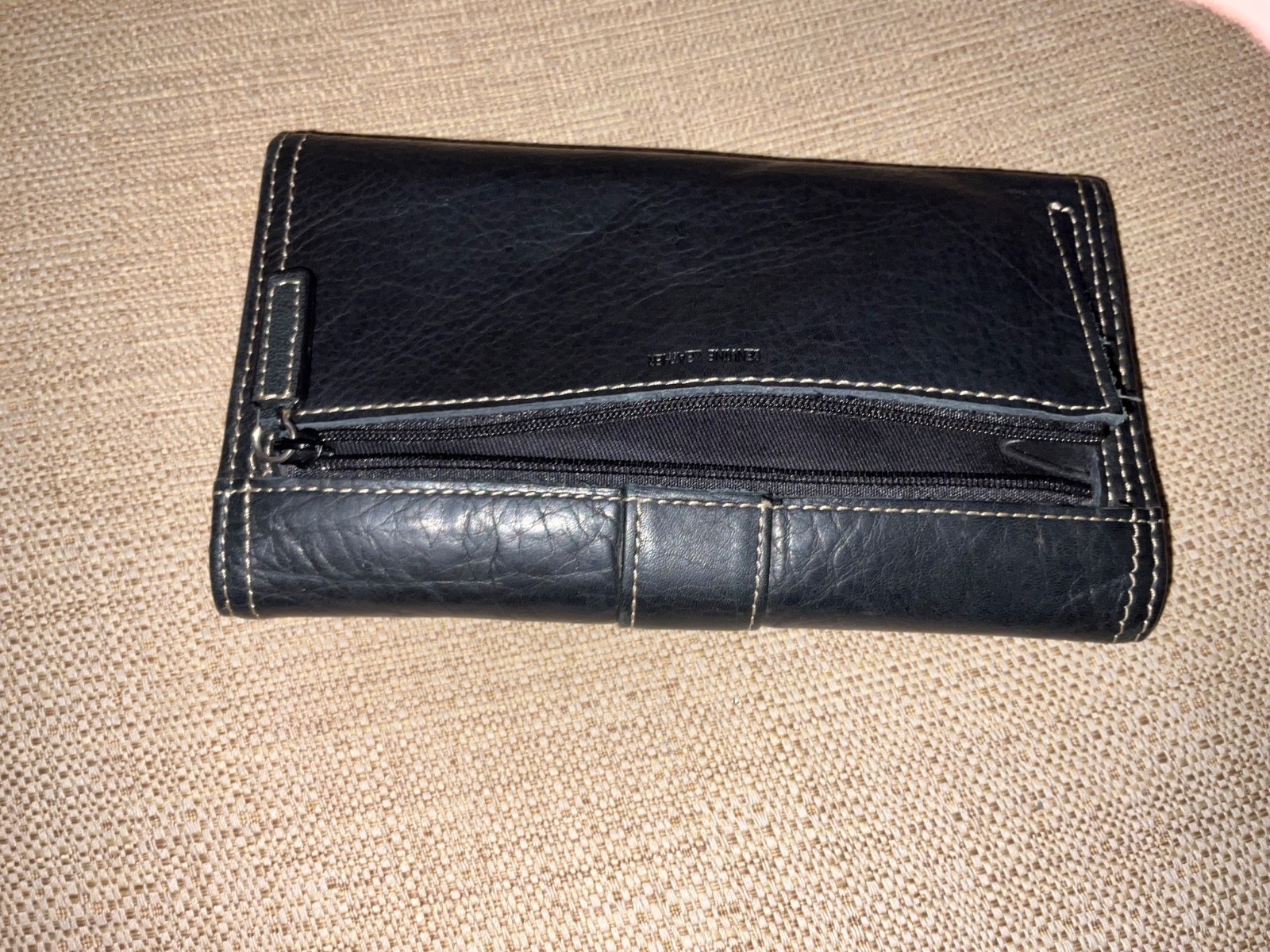 Fossil Black Women's Wallet Solid Pattern Credit … - image 2