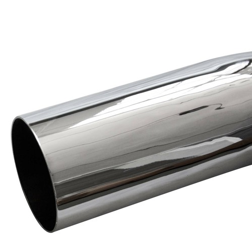 Chrome 45 Degree Elbow 5" OD Exhaust Pipe 12" Arms Truck Pipe Tube - Picture 3 of 4