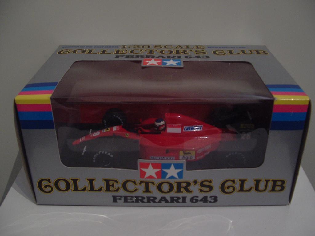 Ferrari 643 F1 1991 Jean Alesi scale 1 20 Tamiya Collectors Club NEW in Box Ferrari 643 F1 1991 Jean Alesi scale 1 20 Tamiya Collectors Club NEW in Box