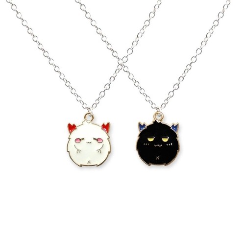 Pendant Neck Chain Cartoon Best Friend Jewelry Pieces Statement Collarbone Chain - Picture 2 of 8