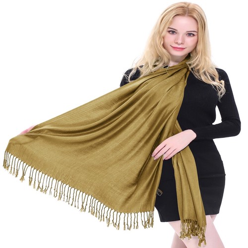 Solid Colour Design Shawl Scarf Wrap Stole Shawls Scarves Pashmina CJ Apparel - Picture 512 of 900