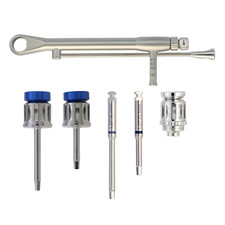 Implant Screwdriver Hex 1.27 Driver Manual Latch Dental Torque Wrench Adapter