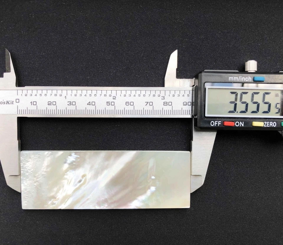 1x Cuchillo con incrustación de fregona escala 3-1/2"x1-3/16"x3/32" (90x30x2mm) Foto 3 de 4