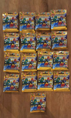 LEGO 71021 Collectible Minifigures Series 18 Set of 17 CMF w/ Police Man SEALED