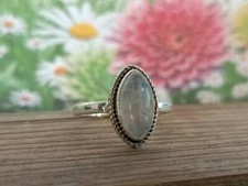 Rainbow Moonstone Ring,925 Sterling Silver,Handmade Ring,Gift,All Sizes 3 to 14