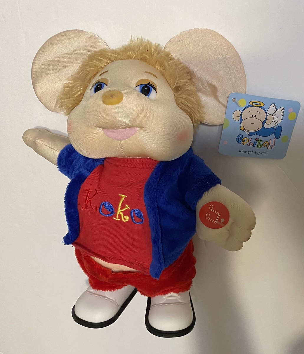Topo Gigio KOKO 12” Doll Figure Plush Singing Doll With Dance RARE