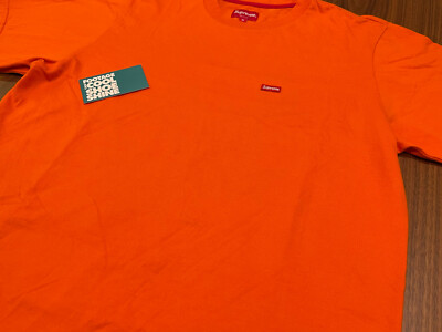 2020 SS20 SUPREME MINI SMALL BOX LOGO TEE SHIRT ORANGE RED NEW