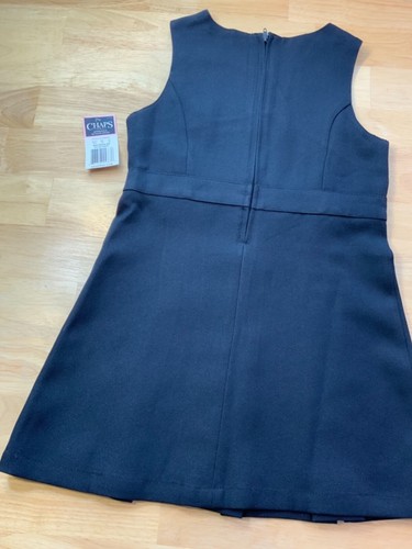 New Girl’s Chaps Approved Schoolwear Dress with Pleats in Navy Blue* - Picture 3 of 6