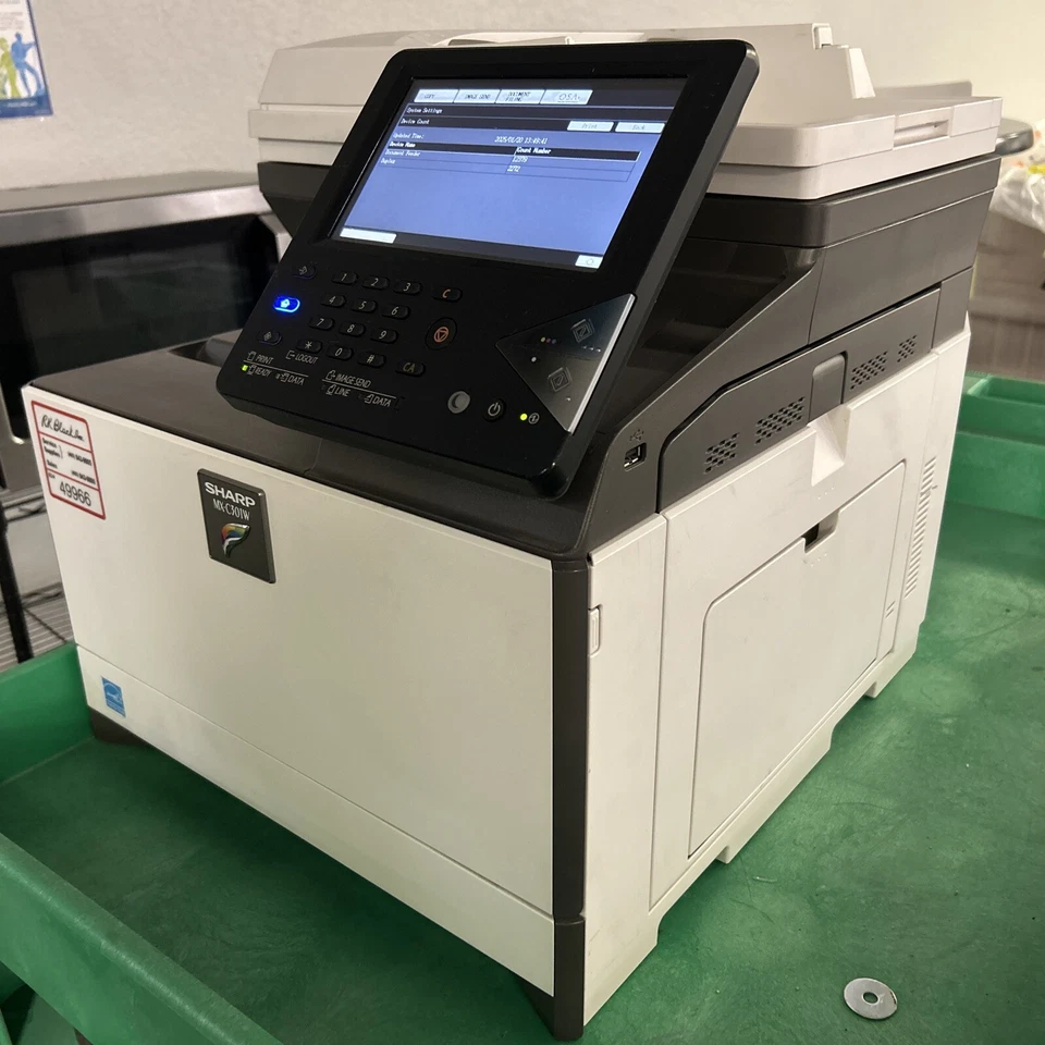 Sharp MX-C301W Color BW Printer Scanner Copier - Fast Shipping - Missing Tray - Image 3 of 4