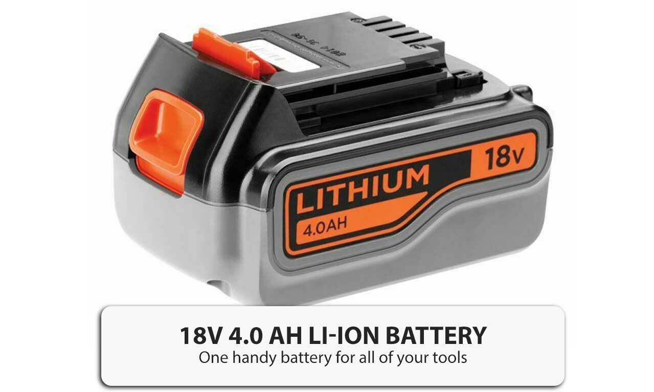 Black and Decker 18V Battery LithiumIon 4.0Ah BL4018XE Cordless