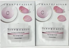 Chantecaille Rose De Mai Cream Sample / Travel Sz 2 Packets 2 ML Each NEW!