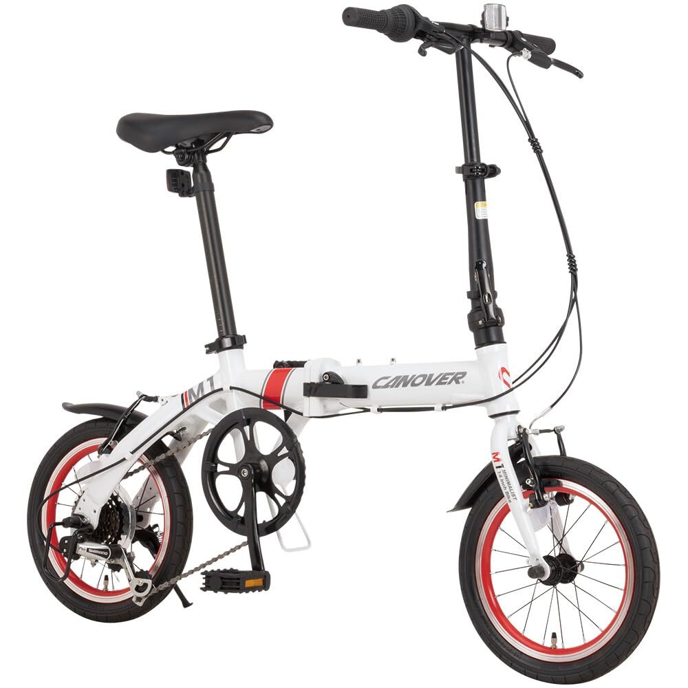 CANOVER 折りたたみ自転車 ホワイト/レッド CANOVER 折りたたみ自転車 ホワイト/レッド Amazon | カノーバー