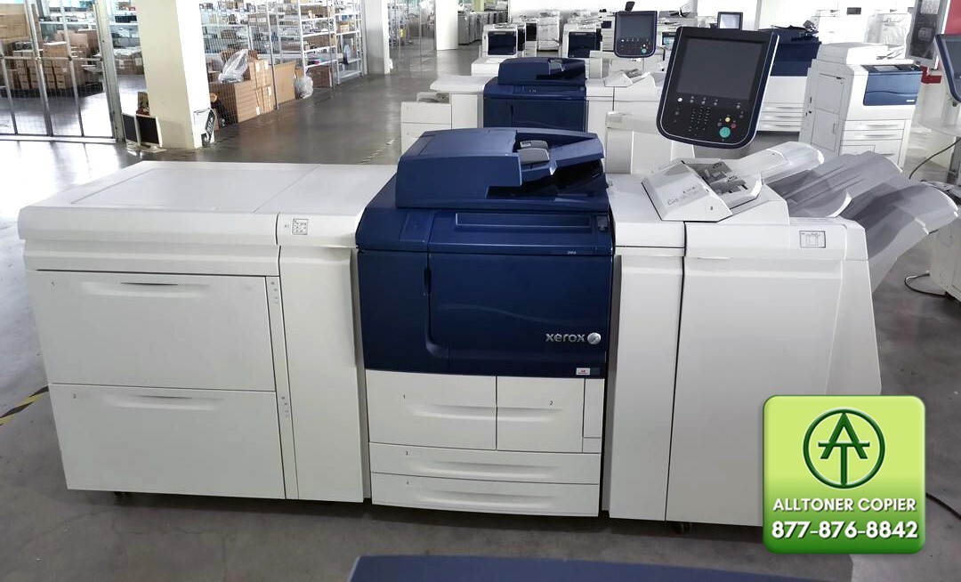Xerox D136 Mono Copier Printer 2 Tray OHCF Staple Finisher 136PPM