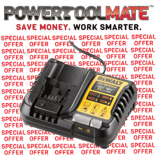 Dewalt DCB1104 12v/18v MultiVolt Powerstack Battery Fast Charger 240v NEW DCB115