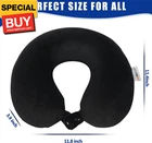Memory Foam Travel Neck Pillow for Airplane Comfort