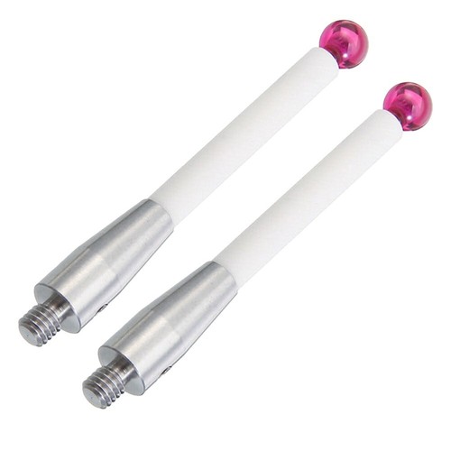 2pcs A-5000-3709 CMM Touch Probe Stem 50mm Length Ball Tips Stylus 6mm New - Picture 22 of 24