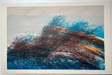 Howard Bradford Signed Vintage Serigraph Print Titled " Autumn Series #3" 1973