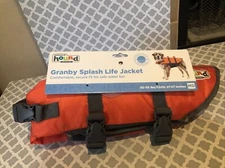 Outward Hound Granby Splash Life Dog Jacket MD 30-55 lbs. Girth 21-27 In. New