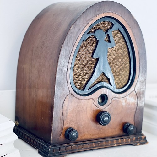 Vtg Jackson Bell Model 84 “Peter Pan” Mini Cathedral Tube Radio 1931-32 - Picture 5 of 14