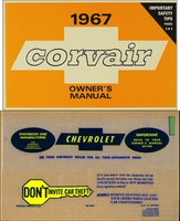 1967 Chevrolet Corvair Und Monza Owners Manuell Paket Mit Umschlag Chevy FüHrung