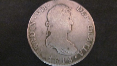 1818 MEXICO SILVER 8 REALES FERDINAND VII