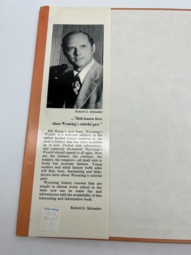 Wyoming's Wealth A History Of Wyoming Signed Bill Bragg 1976 Review Copy Letter - Picture 4 of 18