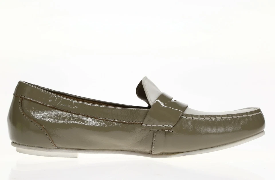 Mocasines de charol verde oliva COLE HAAN para mujer talla 6 M 221338 Foto 4 de 4