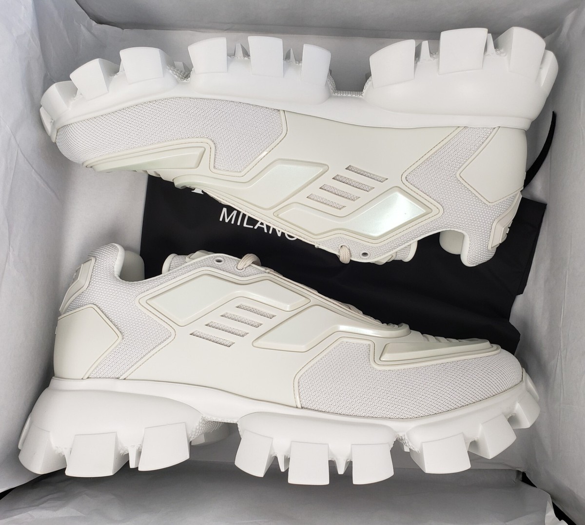 Prada Mens Cloudbust Thunder Chunky Platform Sneakers Shoes Size