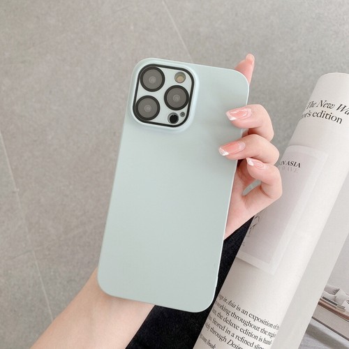Custodia rigida opaca per iPhone 16 15 14 13 12 Pro Max Plus slim antiurto len cover - Foto 21 di 25