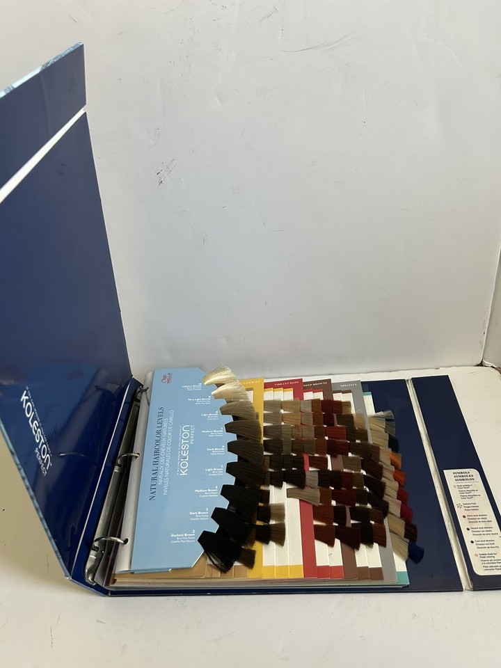 Wella Koleston Perfect Professional Hair Color Swatch Book Used eBay