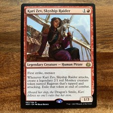 MTG Kari Zev, Skyship Raider Aether Revolt Rare Magic The Gathering Card NM ENG