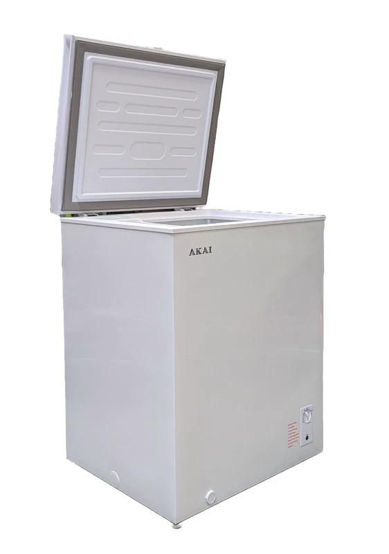 Congelatore Frigorifero Freezer Surgelatore a Pozzo AKAI 137 Lt Ghiaccio Bianco, fotografia 6 di 10