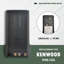  1800mAh KNB-14 KNB-15 Kenwood Battery Replacement for TK-270, TK-3102, TK-3107
