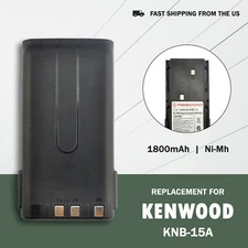 [1800mAh] KNB-14 KNB-15 Kenwood Battery Replacement for TK-270, TK-3102, TK-3107