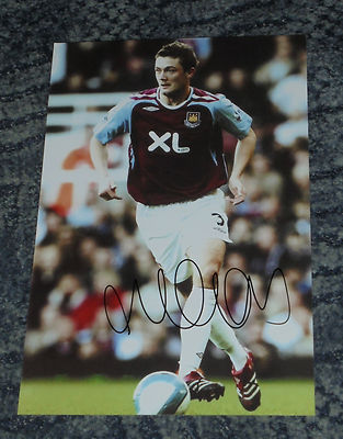 GEORGE McCARTNEY- WEST HAM FOOTBALLER  -12x8  PHOTO SIGNED