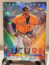 2021 Bowman's Best Future Vibrance Atomic Refractor Pedro Leon Rc #BFV-28 Astros