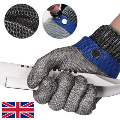 Safety Cut Gloves Proof Stab Resistant Stainless Steel Glove Metal Mesh Butcher