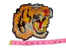 Buy 1 Get 1 Free Tiger head Patch, Fashion, Iron/Sew on Embroidered 7"X7" -#32
