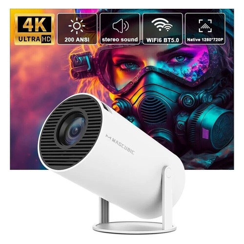 Proiettore Wifi6 Bluetooth Mini Proiettore VGKE Full HD 4K - 13000