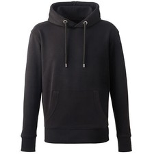 Image of Anthem Mens Luxury Organic Cotton Hoodie Hooded Sweatshirt Soft Feel Hood Top