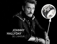 Chevalière Johnny Hallyday En Argent 999‰ - Édition Limitée à 1000 Exemplaires - Occasion
