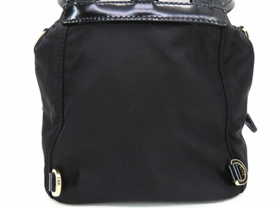 プラダバッグ￼ □PRADA プラダ ウィッカーxレザー ミニバッグ (PRADA
