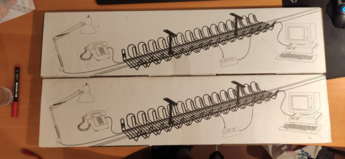 2 Stück Ikea Kabelkanal Signum 70cm 348.756.80 Schwarz - Bild 1 von 4