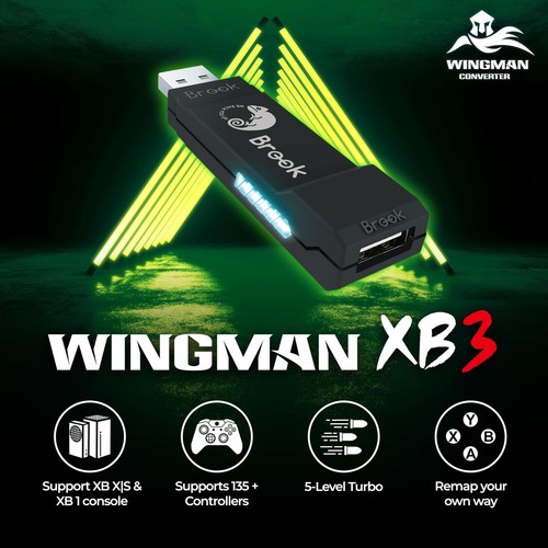 Brook Wingman XB 3 Converter - Unleash The Power of Cross-Platform Gaming, Wi... - Picture 3 of 9