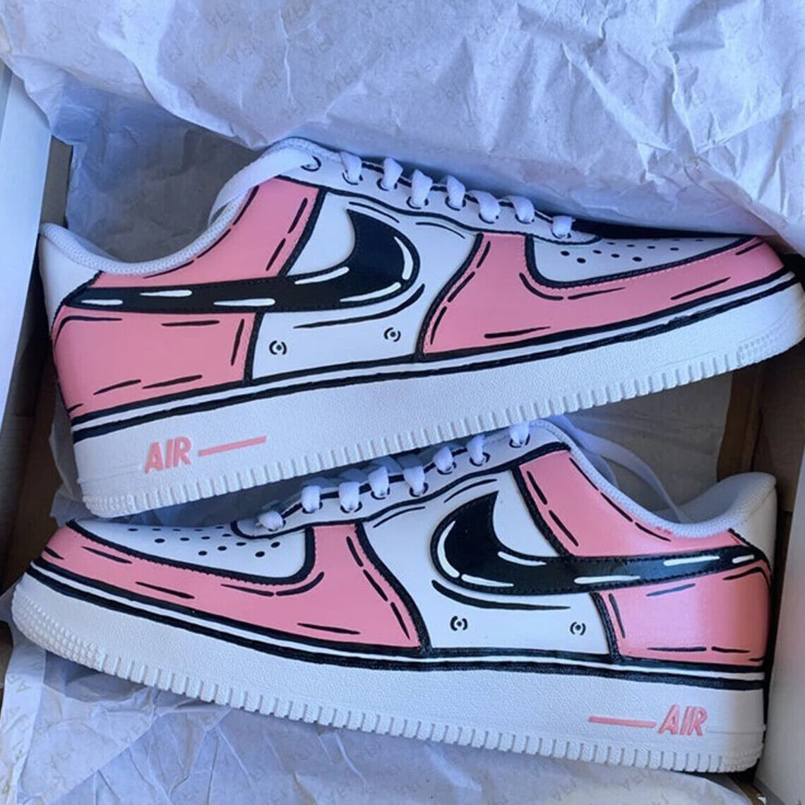 Cartoon Custom Nike Air Force 1 Custom Shoes (Made To Order