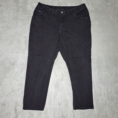 Riders By Lee Straight Leg Jeans Women's Black Denim Size 16WP