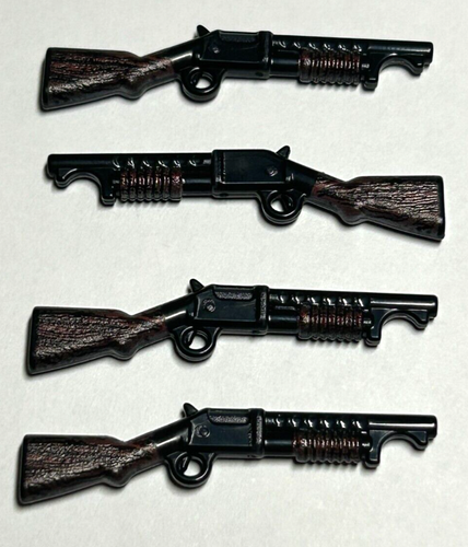 Brickmania Perfect Caliber - Lot of 4 BrickArms M97 Trench Shotguns (BPE90100)