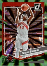 2023-24 Donruss Pascal Siakam #132 Green Laser Holo