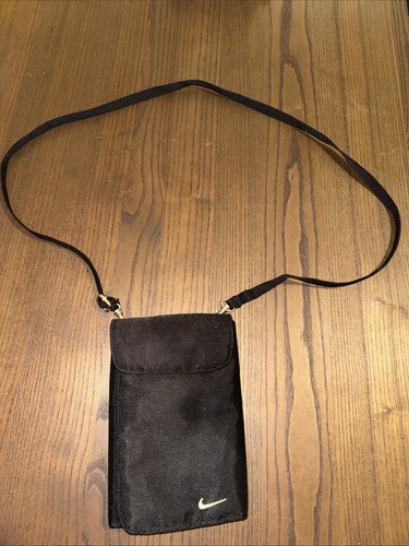 nike crossover, cross body, Wallet Cardholder shoulder bag Belt Loop Black - Picture 11 of 11